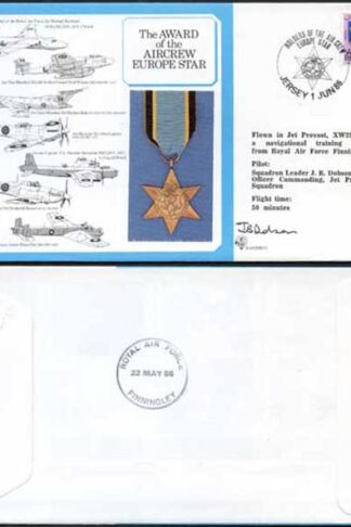 DM11b Air Crew Europe Star Signed by Dobson (H)