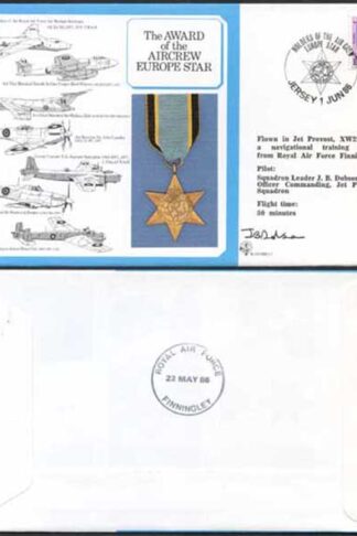 DM11b Air Crew Europe Star Signed by Dobson (J)
