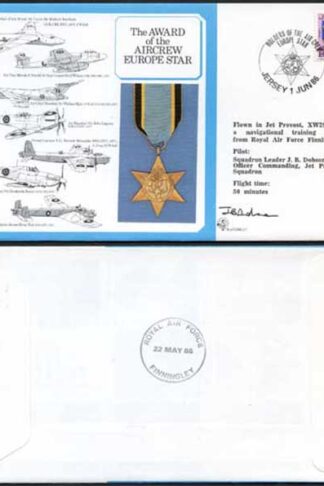 DM11b Air Crew Europe Star Signed by Dobson (K)