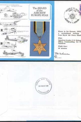 DM11b Air Crew Europe Star Signed by Dobson (L)