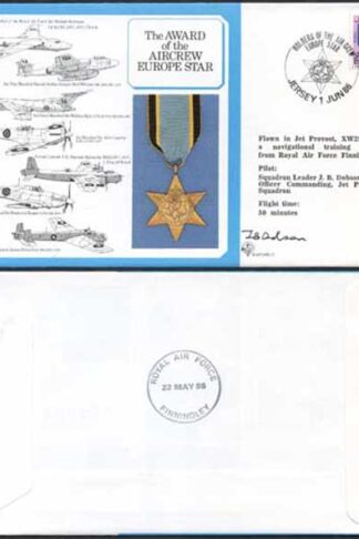 DM11b Air Crew Europe Star Signed by Dobson (N)