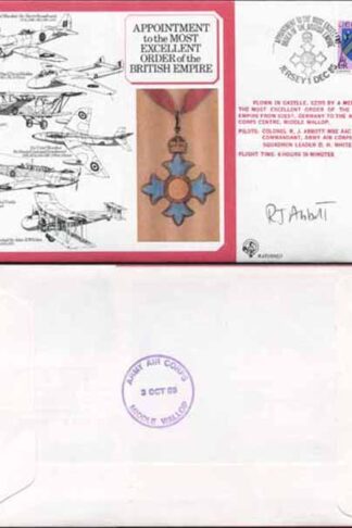 DM7a Most Excellent Order of the British Empire Signed by R.J. Abbott (F)