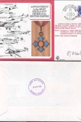 DM7a Most Excellent Order of the British Empire Signed by R.J. Abbott (G)