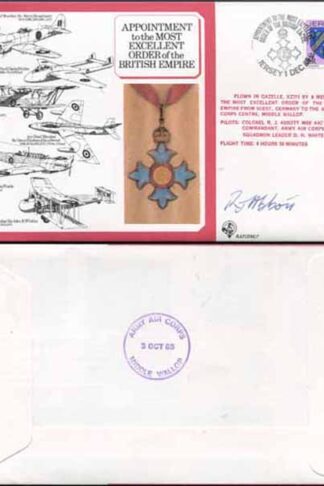 DM7a Most Excellent Order of the British Empire Signed by R.J. Abbott (I)