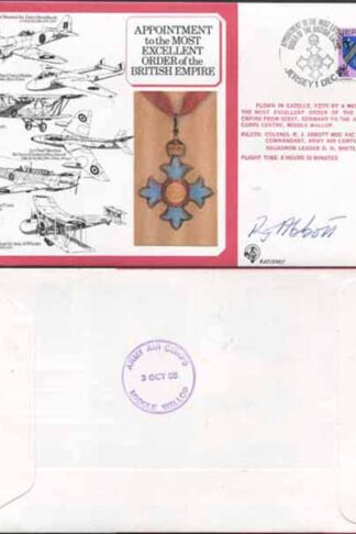 DM7a Most Excellent Order of the British Empire Signed by R.J. Abbott (N)