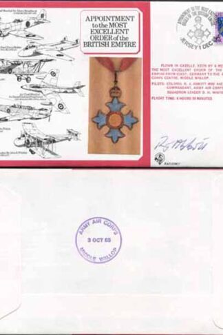 DM7a Most Excellent Order of the British Empire Signed by R.J. Abbott (O)