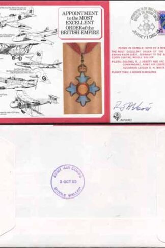 DM7a Most Excellent Order of the British Empire Signed by R.J. Abbott (P)