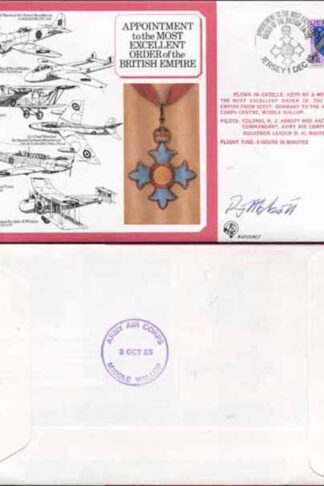 DM7a Most Excellent Order of the British Empire Signed by R.J. Abbott (R)