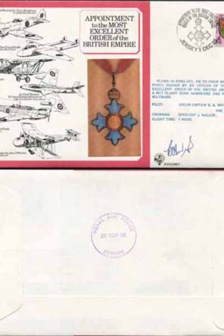 DM7b Most Excellent Order of the British Empire Signed by B.A Wright (D)
