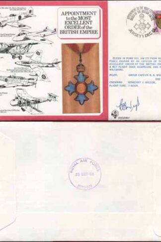 DM7b Most Excellent Order of the British Empire Signed by B.A Wright (G)