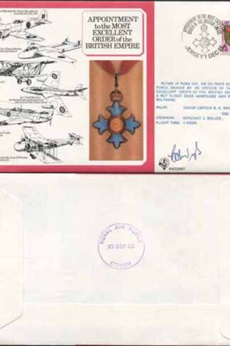 DM7b Most Excellent Order of the British Empire Signed by B.A Wright (H)