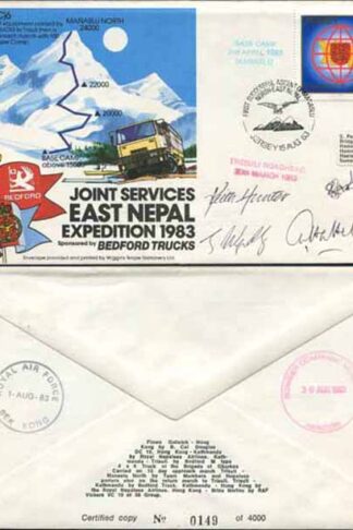 AC6aA Jersey First Successful Ascent of Manaslu North East Napal Signed (C)