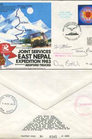 AC6aA Jersey First Successful Ascent of Manaslu North East Napal Signed (D)