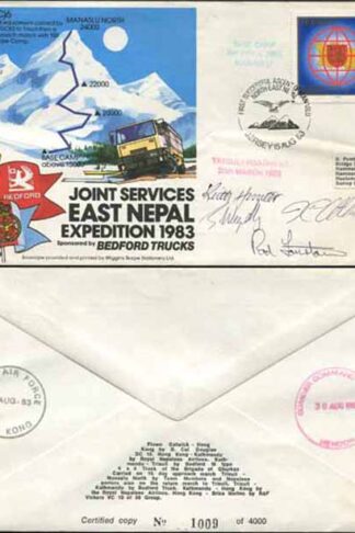 AC6aA Jersey First Successful Ascent of Manaslu North East Napal Signed (G)