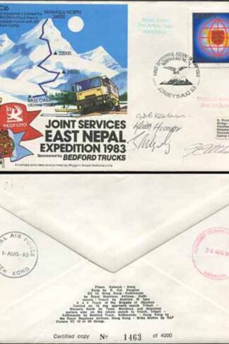 AC6aA Jersey First Successful Ascent of Manaslu North East Napal Signed (J)