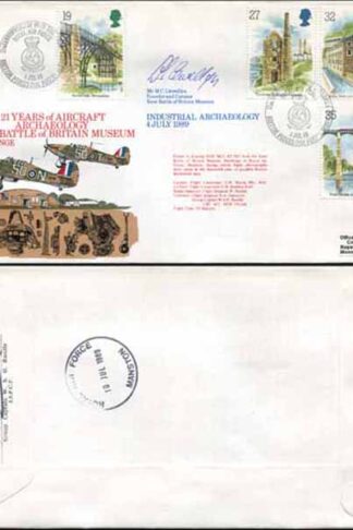 RFDC74 21yrs of Aircraft Archaeology Kent Battle Signed Cover (D)