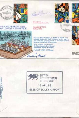 RFDC73 Game and Toys 75th Ann of the Royal Naval Air Signed by 2 (D)