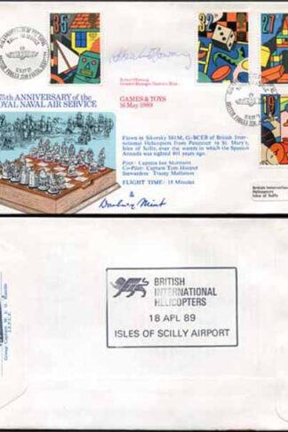 RFDC73 Game and Toys 75th Ann of the Royal Naval Air Signed by 2 (E)