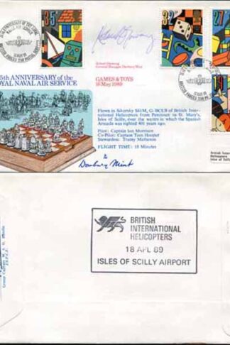 RFDC73 Game and Toys 75th Ann of the Royal Naval Air Signed by 2 (F)