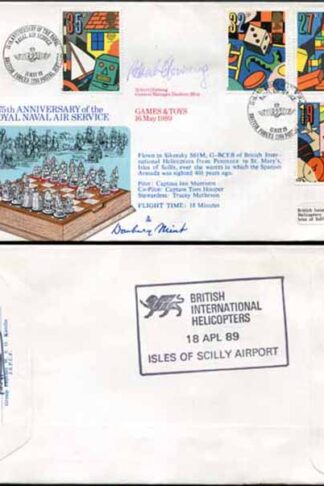 RFDC73 Game and Toys 75th Ann of the Royal Naval Air Signed by 2