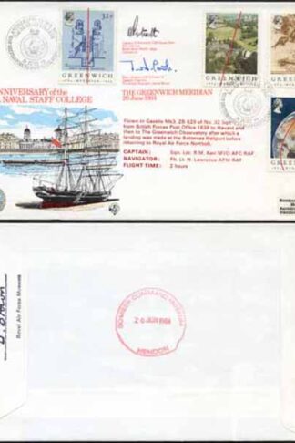 RFDC28 The Greenwich Meridian Full set of 4 Signed by J.W.D. Cook