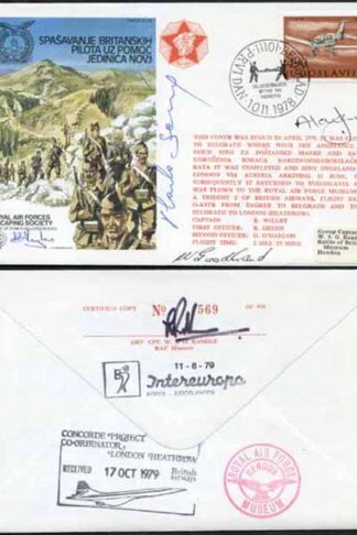 ES24cA Escape from Yugoslavia Signed by 4 Escapers (A)