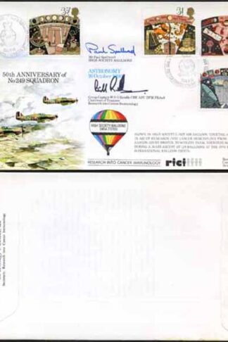 RFDC88 50th Ann Of No.249 Squadron Signed by B.J. Randle and P. Spellward (C)