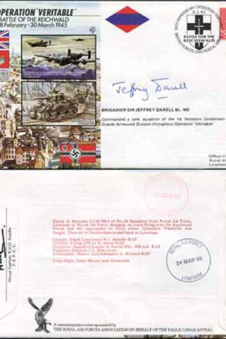 JS45/3c 50th Ann War II Operation Veritable Brig Sir J DarelI Cdr Tank Sqn (C)