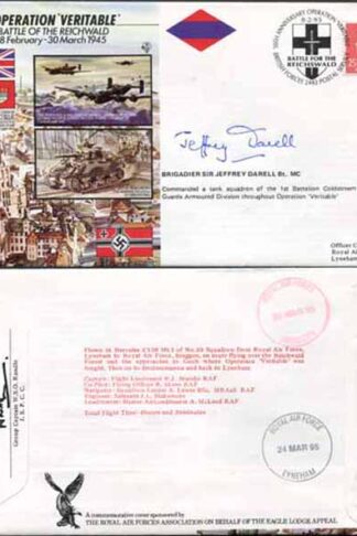 JS45/3c 50th Ann War II Operation Veritable Brig Sir J DarelI Cdr Tank Sqn (G)