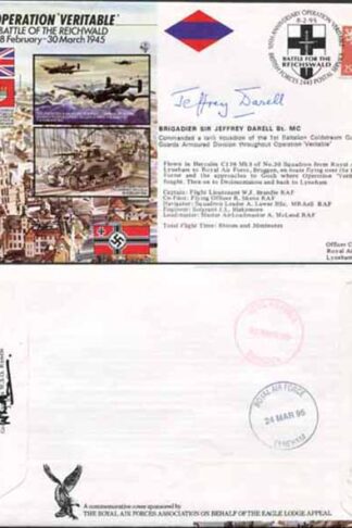 JS45/3c 50th Ann War II Operation Veritable Brig Sir J DarelI Cdr Tank Sqn (I)