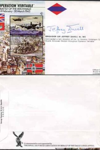 JS45/3c 50th Ann War II Operation Veritable Brig Sir J DarelI Cdr Tank Sqn (J)