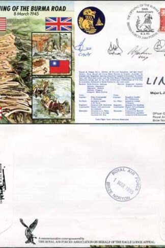 JS45/4 The Opening of the Burma Road Signed Major Ralli and Others 30 Made (B)