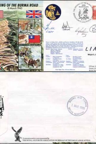 JS45/4 The Opening of the Burma Road Signed Major Ralli and Others 30 Made (C)