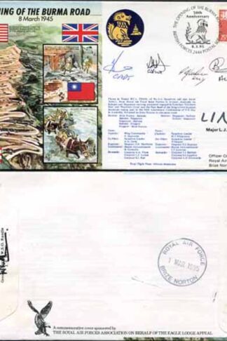 JS45/4 The Opening of the Burma Road Signed Major Ralli and Others 30 Made