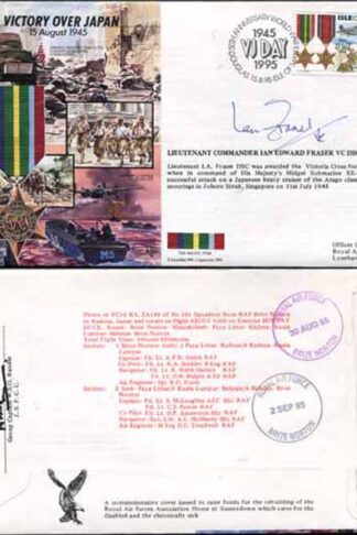 JS45/16BC Victory in Europe sign Lieutenant Commander Ian Edward Fraser VC (Z)