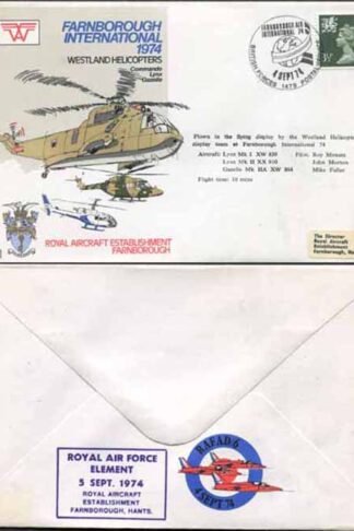 AD24a Farnborough International 1976 Westland Helicopters