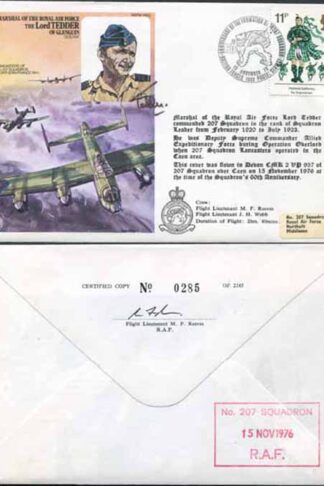 HA12d The Lord Tedder of Glenguin Signed by Tedder (Son of) (A)
