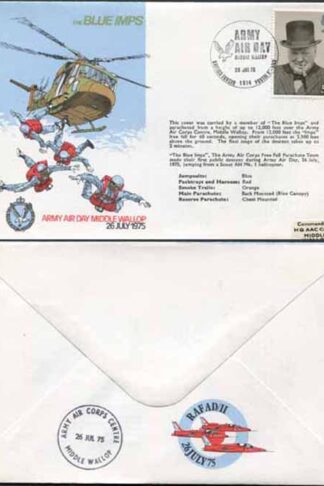 AD11a The Blue Imps Army Air Day Middle Wallop 26 July 1975 (A)