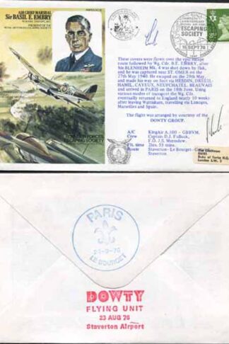 ES16b ACM Sir Basil E. Embry 13th Ann Pilots Signed (A)