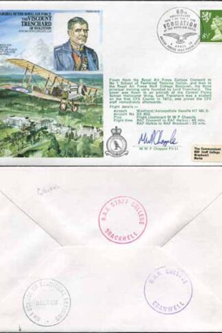 HA24b Marshal of RAF The Viscount Trenchard Pilot Signed