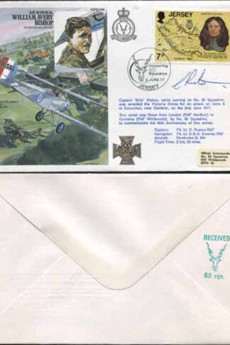 HA18b Air Marshal William Avery Bishop Pilot Signed (B)