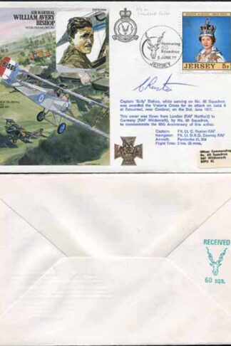 HA18b Air Marshal William Avery Bishop Pilot Signed (C)