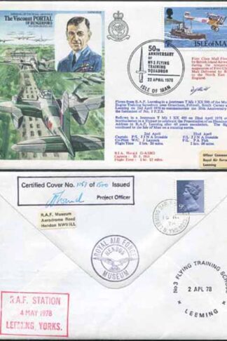 HA25b The Viscount Portal of Hungerford Pilot Signed (A)