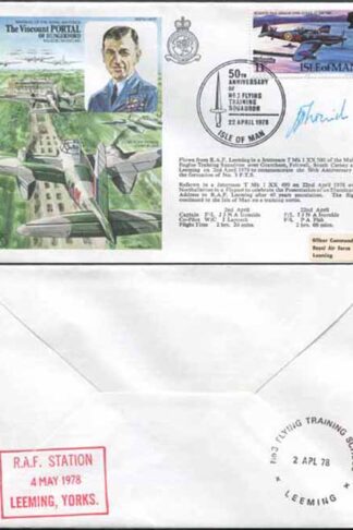 HA25b The Viscount Portal of Hungerford Pilot Signed