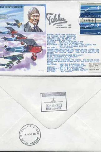 HASP4a Anthony Fokker Standard Cover (A)