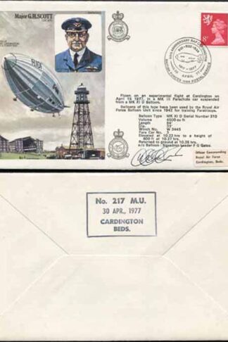 HA15b Major G.H. Scott CBE Pilot Signed