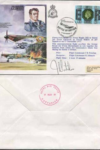 HA19b Air commodore A.C. Deere DSO Pilot Signed