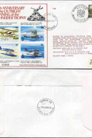 C89a 50th Ann Of Outright Winning Of Schneider Trophy Cover