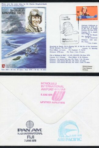 HASP8a Sir Charles Kingsford Smith Standard Cover