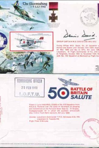 RAFA1c The Skirmishing 1-9 July 1940 Signed by W.D. David